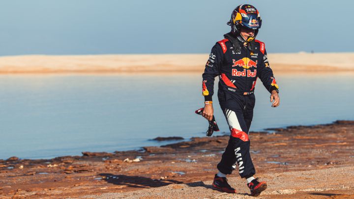 Carlos Sainz en el Dakar.