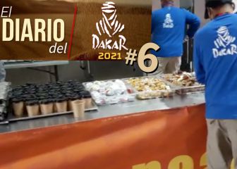 La comida del Dakar en los campamentos en pleno desierto