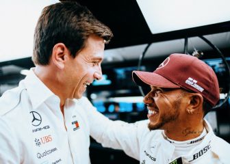 La única 'amenaza' que ha hecho Wolff a Hamilton