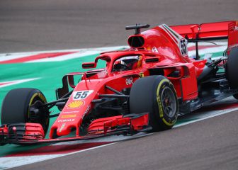 Carlos Sainz se sube al Ferrari