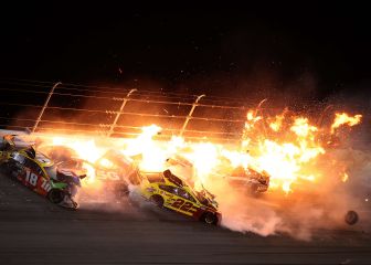 La Nascar empieza entre llamas en la Daytona 500