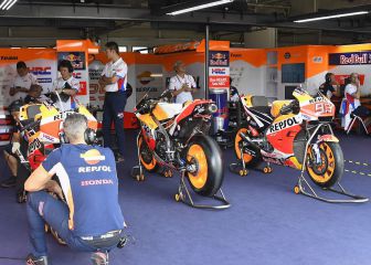 Honda preparó su moto a medida para Márquez