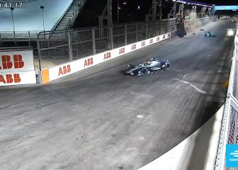 Milagro en la Fórmula E: de no creer el accidente de este piloto