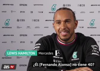 El lío de Hamilton con la edad de Alonso: 