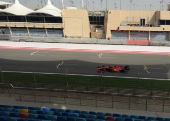 Sainz saca partido del primer día de la temporada con Ferrari