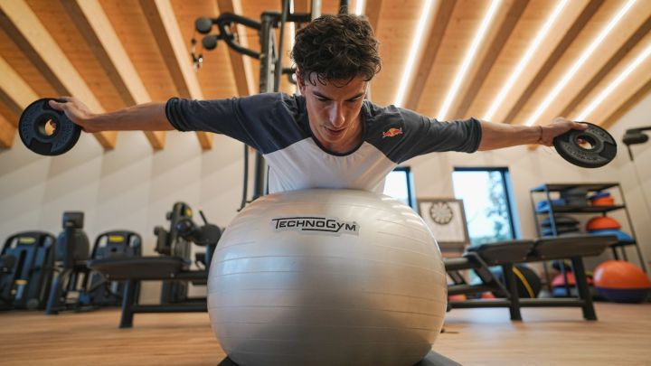 Marc Márquez en su recuperación.