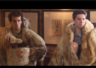 Joan Mir y Álex Rins se suben a un trineo para una campaña