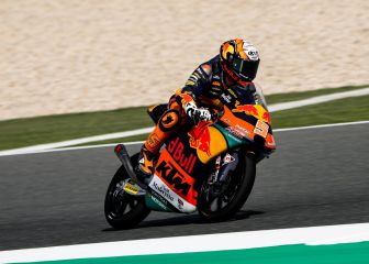 Masiá mete miedo en Moto3 y Lowes lidera en Moto2