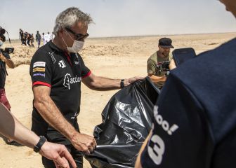 Bolsas de basura y a la playa