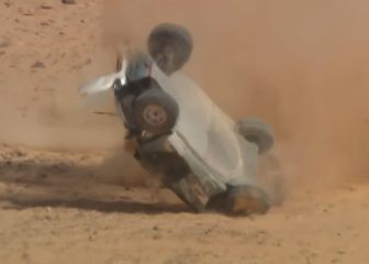 Los españoles destacan en un inicio con un fuerte accidente