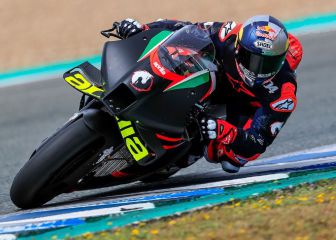 Dovizioso completa en Jerez su primer test con Aprilia