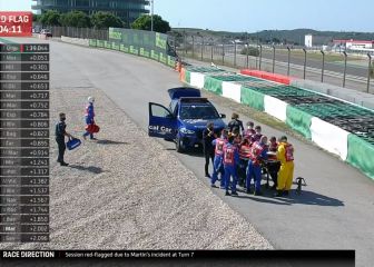 Fuerte caída de Martín 