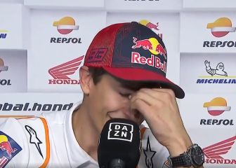 Márquez se viene abajo y no puede seguir con la entrevista: 