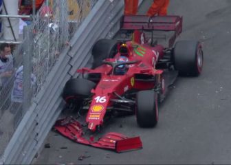 Pole y accidente de Leclerc