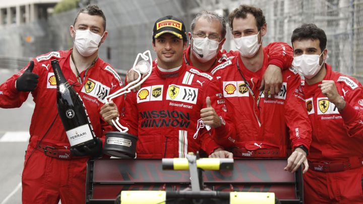 Carlos Sainz (Ferrari). Mónaco, F1 2021. 