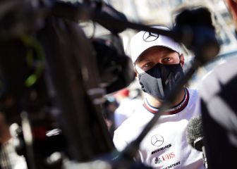Bottas, en una situación crítica