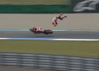Así fue la escalofriante caída de Marc Márquez en Assen