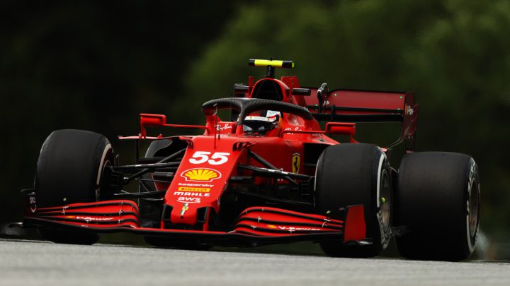 Carlos Sainz (Ferrari SF21). Spielberg, Austria. F1 2021. 