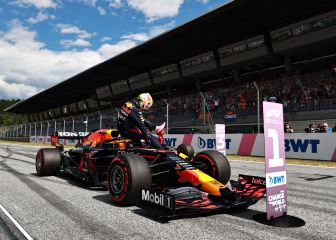 Verstappen y Norris pintan de naranja la parrilla de Austria