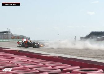 Fortísimo choque de Verstappen tras un toque de Hamilton