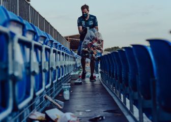 Vettel limpió Silverstone