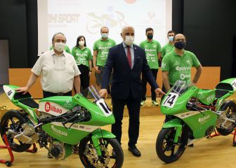 La moto de gasolina de Ingenieros de Bilbao, primera en frenada