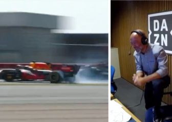 Pasión para dar y regalar: así vivió Lobato el accidente Hamilton-Verstappen