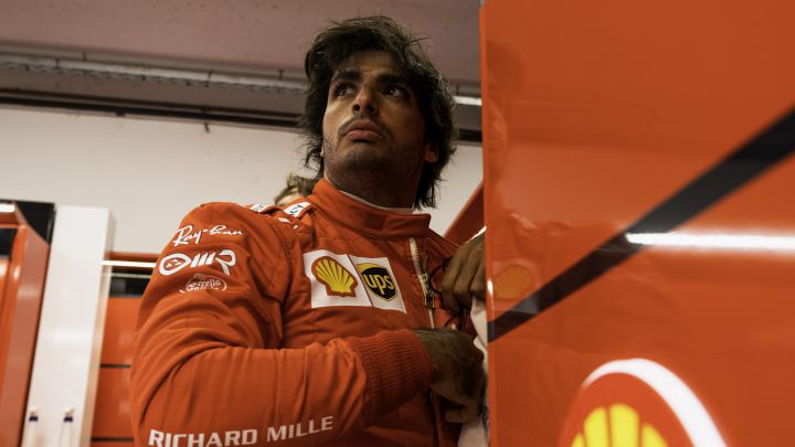 Carlos Sainz (Ferrari). Hungaroring, Hungria. F1 2021.