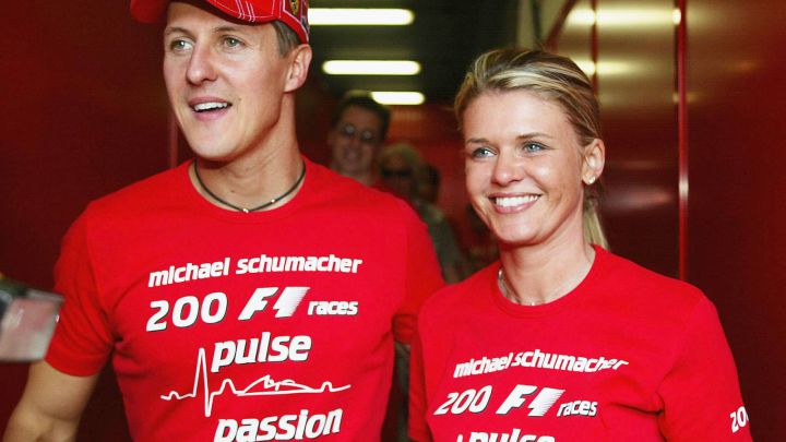 Michael Schumacher y su esposa Corinna.
