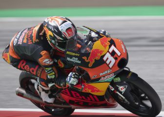 Acosta: “Voy sufriendo ya un poco por la altura con la Moto3”