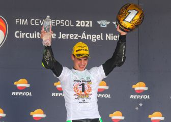 Aldeguer, campeón de Europa de Moto2 a golpe de récord