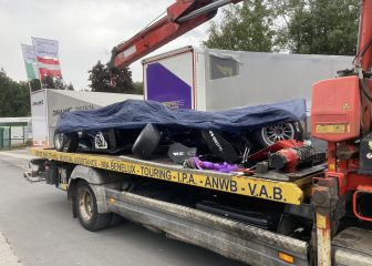 Accidente espeluznante en Spa: Visser y Agren, al hospital