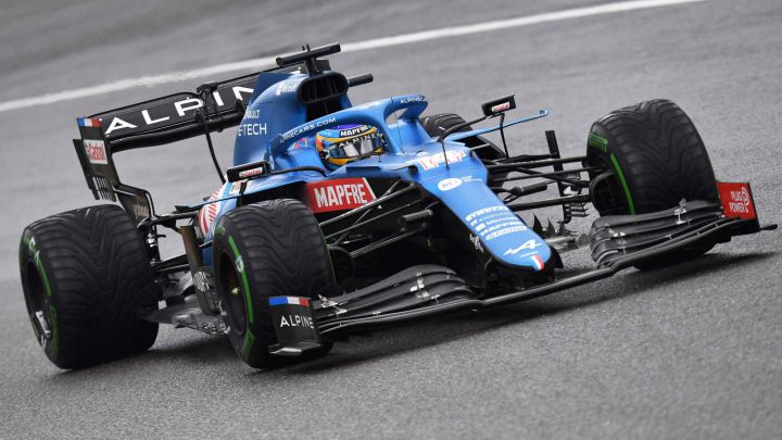 Fernando Alonso (Alpine A521). Spa-Francorchamps, Bélgica. F1 2021.