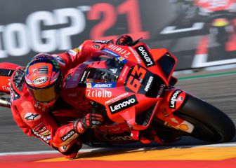 Resumen clasificación GP de Aragón: gran pole de Bagnaia
