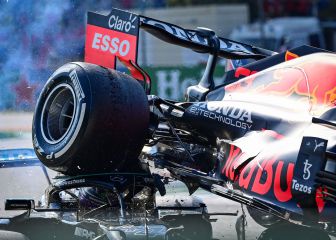 Pudo acabar en tragedia: el accidente entre Verstappen y Hamilton al que salvó el halo