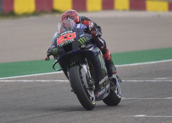 La lluvia amenaza a Quartararo