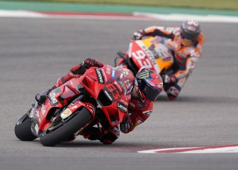 Márquez cede su trono de las poles en Austin a Bagnaia
