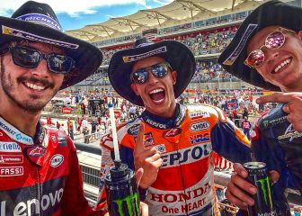Las imágenes de la victoria de Marc Márquez en Texas