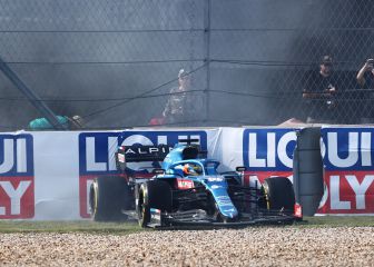 Susto de Alonso y enganchón de los gallos: 