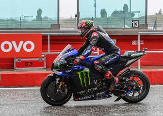 Quartararo se mete en un lío y Bagnaia se adjudica la pole
