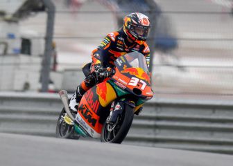 Acosta aparcó la moto antes de Portimao para evitar lesiones