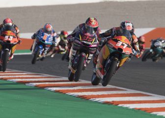 Triplete en Moto3 con Artigas, García y Masiá