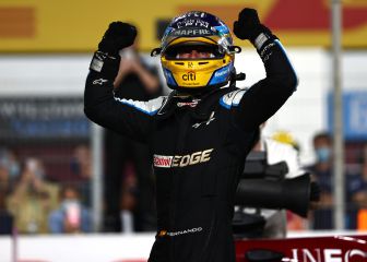 Las mejores imágenes del podio de Alonso en Qatar