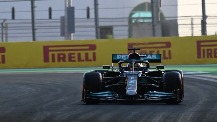 Lewis Hamilton (Mercedes W12). Yeda, Arabia Saudí. F1 2021.