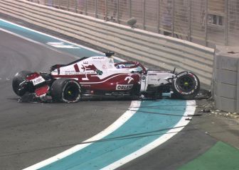 Resumen Libres 1 y 2 GP de Abu Dhabi: Red Bull juega al escondite con susto final de Raikkonen