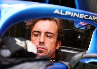 Alonso en el atasco de Abu Dhabi: 
