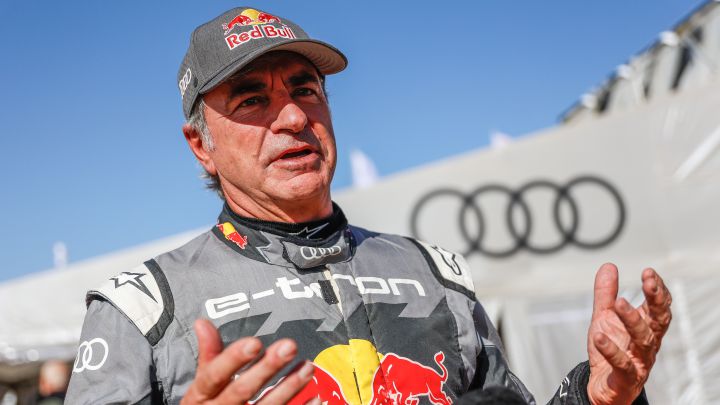 Carlos Sainz en el Dakar 2022.