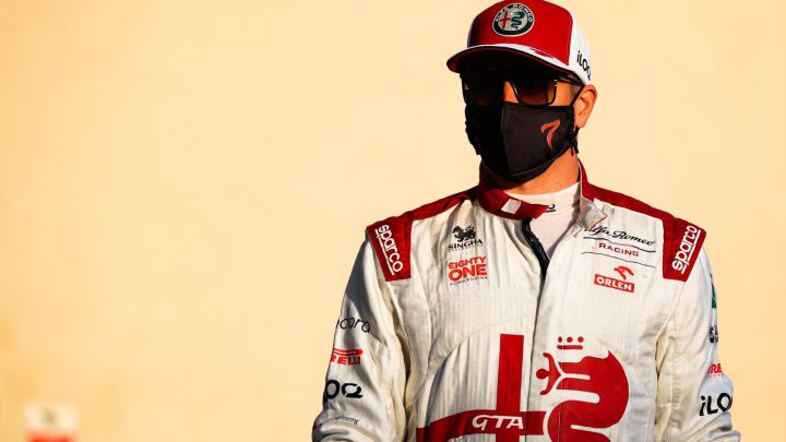 Raikkonen durante los Libres 3 del GP de Abu Dhabi 2021