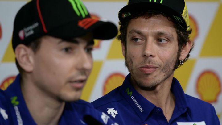 Lorenzo y Rossi en el GP de Malasia 2015