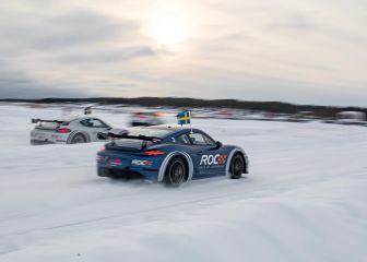 Un cartel de lujo sobre hielo: Vettel, Bottas, Loeb, Johnson...
